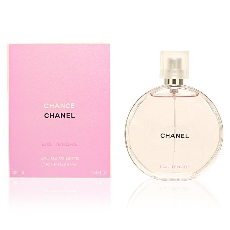 CHANEL Chance Eau Tendre Eau de Toilette Spray for Women 3.4 Oz / 100 ml –