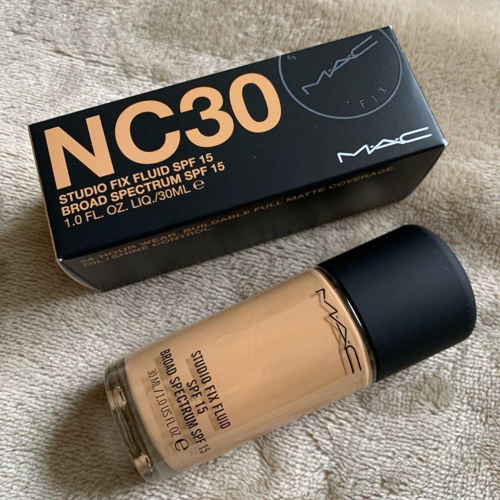 MAC Studio Fix Fluid SPF 15 24HR Matte Foundation NC30 30ml New In Box