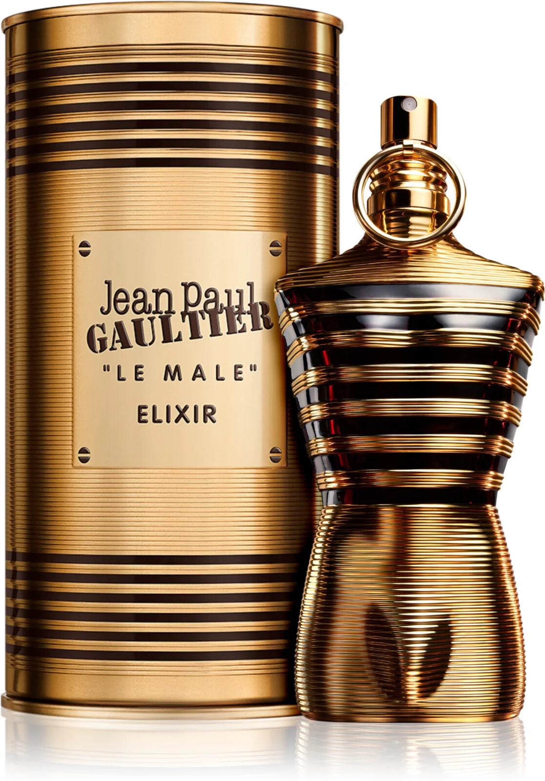 Jean Paul Gaultier Le Male Elixir Parfum Spray 2.5 OZ / 75 ML for Men – Brand New in Sealed Tin