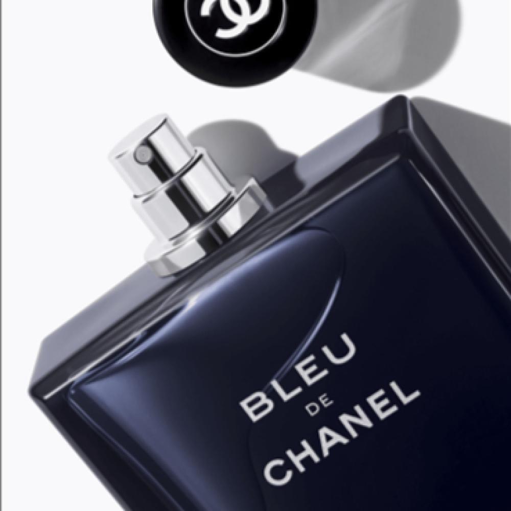 BLEU de CHANEL Eau de Toilette Spray for Men 3.4 Oz / 100 ml