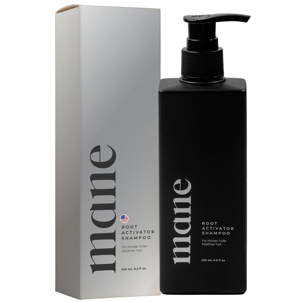 Mane Root Activator Shampoo 250ml Hair Loss Treatment Strengthening & Thickening Shampoo