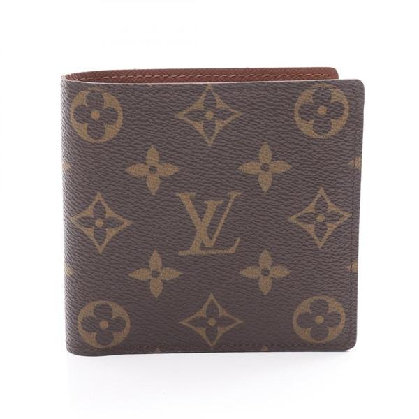 Louis Vuitton Monogram Marco M61675 Bi-Fold Wallet Brown Vintage