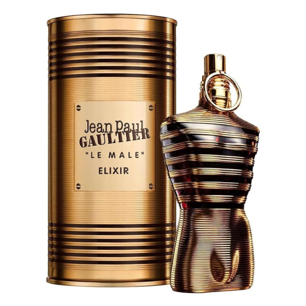Jean Paul Gaultier Le Male Elixir Parfum Spray 2.5 OZ / 75 ML for Men – Brand New in Sealed Tin